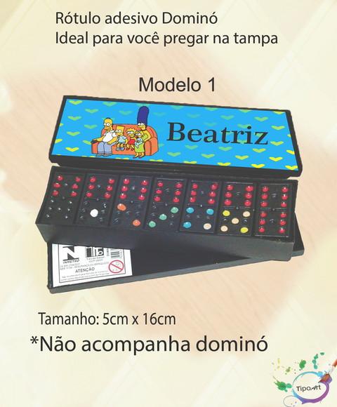 Adesivo para Dominó-simpson