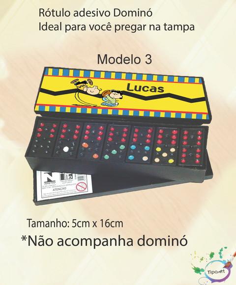 Adesivo para Dominó-snoopy