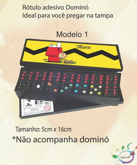 Adesivo para Dominó-snoopy
