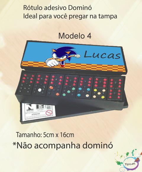 Adesivo para Dominó-sonic