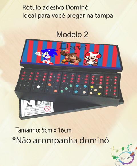 Adesivo para Dominó-sonic
