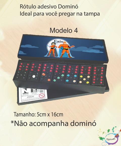 Adesivo para Dominó-super Herói