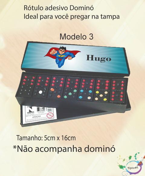 Adesivo para Dominó-super Herói