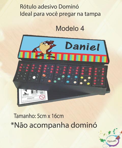 Adesivo para Dominó-taz Mania