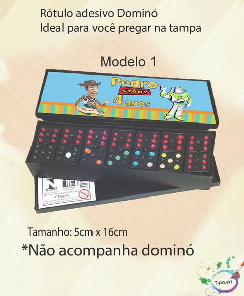 Adesivo para Dominó-toy Story