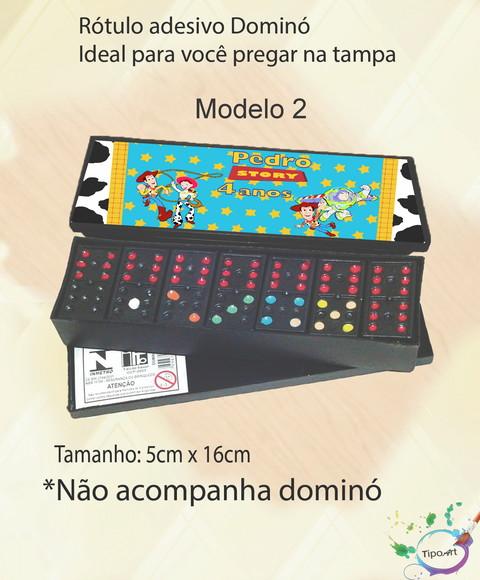 Adesivo para Dominó-toy Story