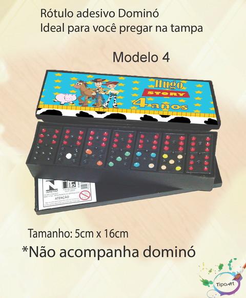 Adesivo para Dominó-toy Story