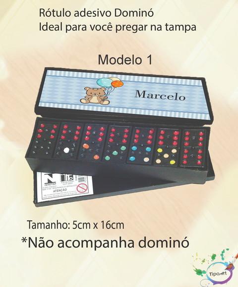 Adesivo para Dominó-ursinho