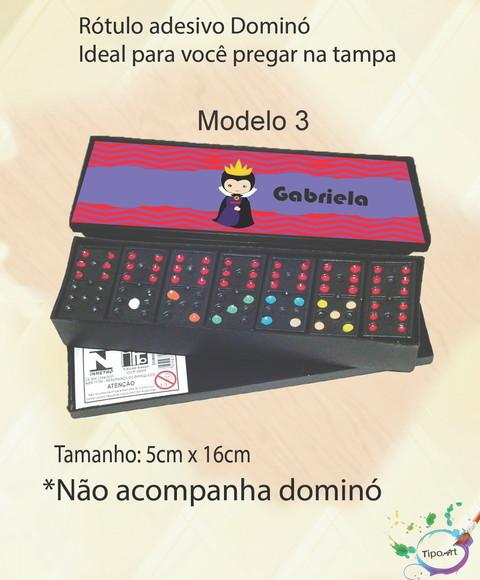 Adesivo para Dominó-vilões