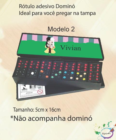 Adesivo para Dominó-vilões