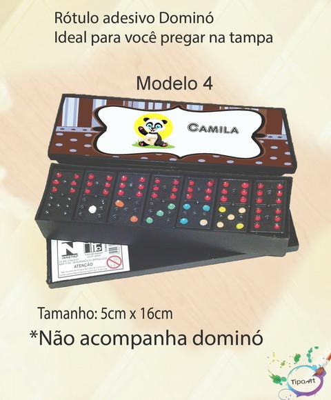 Adesivo para Dominó-ursinho