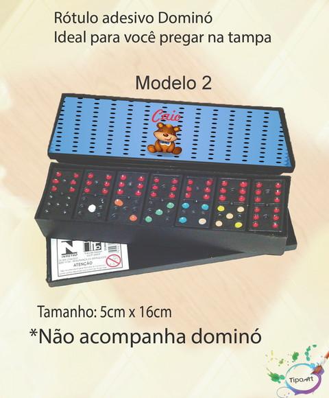 Adesivo para Dominó-ursinho