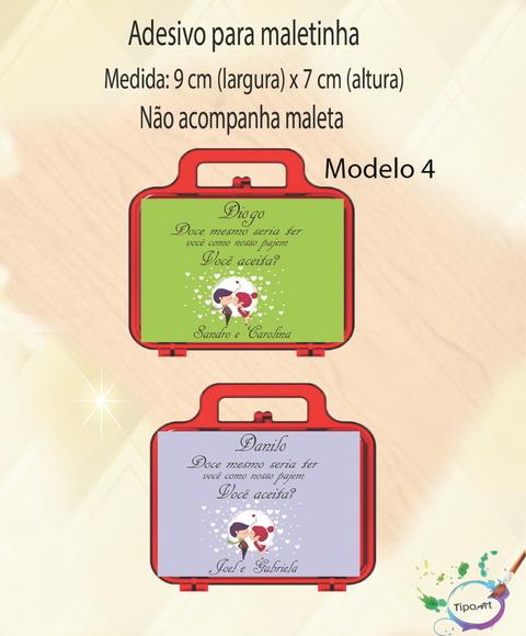 Adesivo Para Maletinha-daminha/pajem
