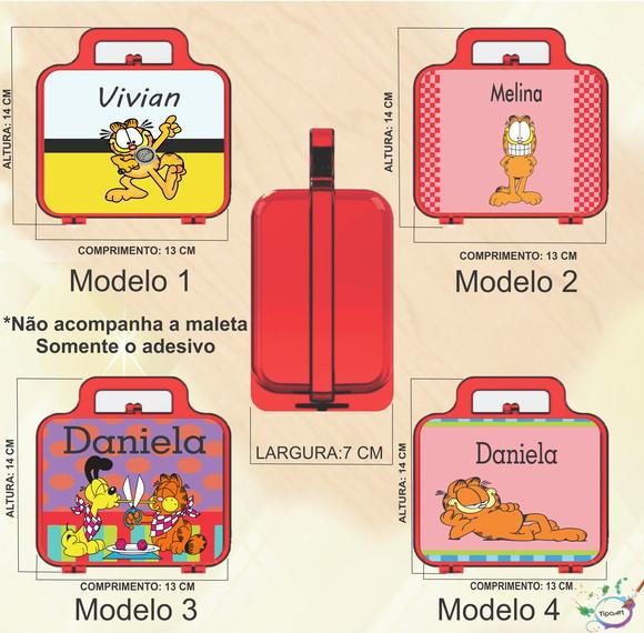 Adesivo para Maletinha-garfield