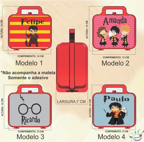 Adesivo para Maletinha-harry Potter-modelo 1