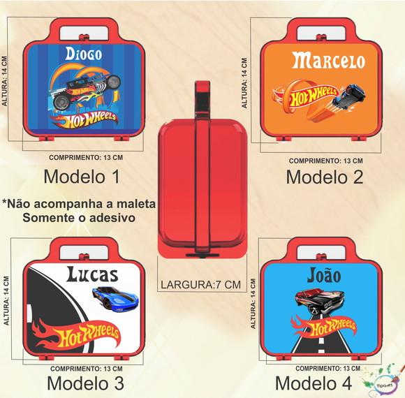 Adesivo para Maletinha-hot Whells
