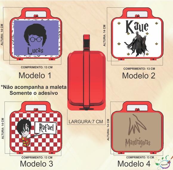 Adesivo para Maletinha-harry Potter-modelo 2