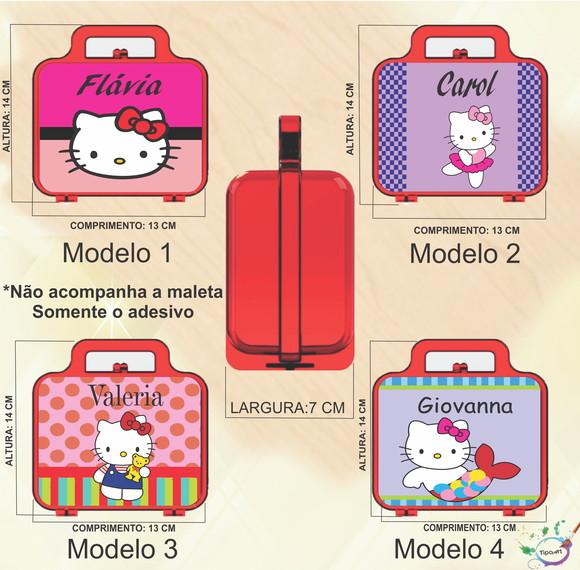 Adesivo para Maletinha-hello Kitty