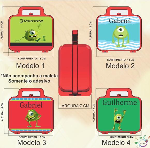 Adesivo para Maletinha-mike Wazowski