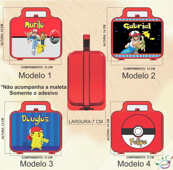 Adesivo para Maletinha-pokemon