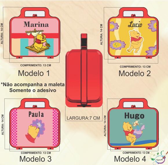 Adesivo para Maletinha-pooh