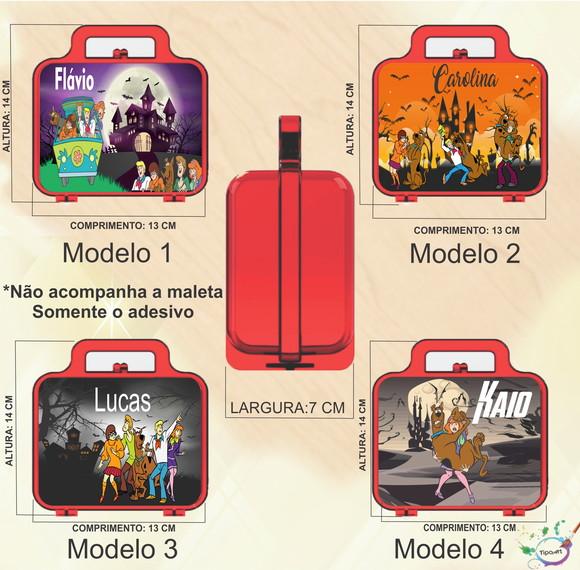 Adesivo para Maletinha-scooby Doo