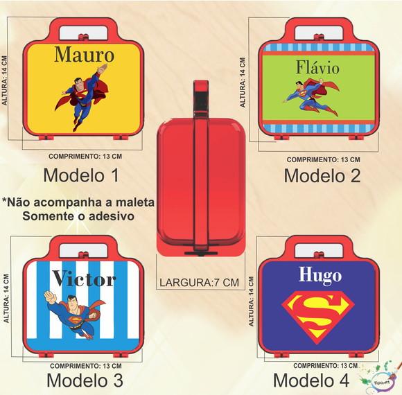 Adesivo para Maletinha-super Homem