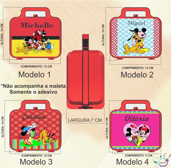 Adesivo para Maletinha-turma do Mickey