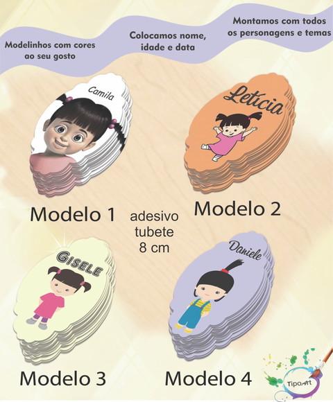 Adesivo para Mini Tubete 8 Cm-boo