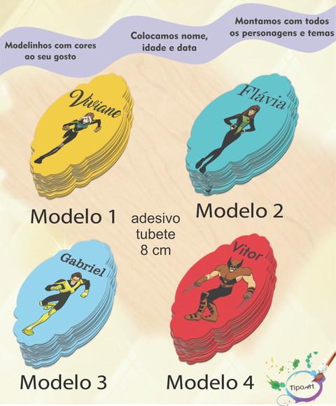 Adesivo para Mini Tubete 8 Cm-x Mens