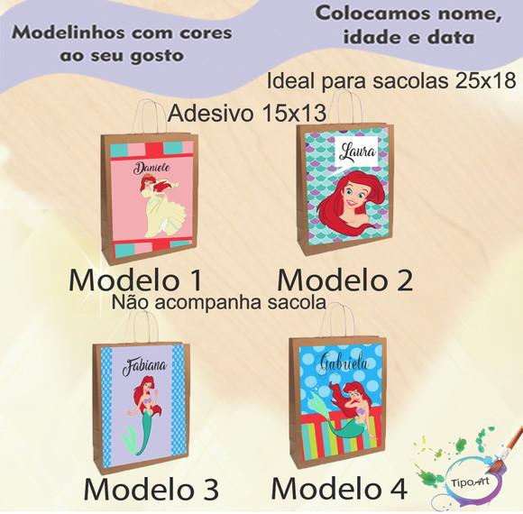 Adesivo para Sacola 15x13 -ariel
