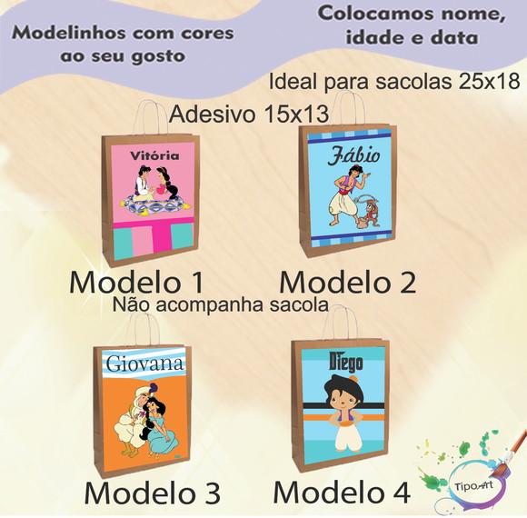Adesivo para Sacola 15x13 -aladim