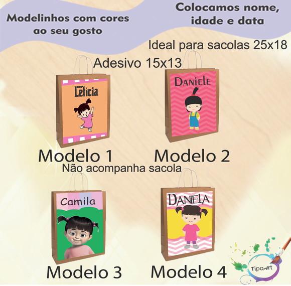 Adesivo para Sacola 15x13 -boo