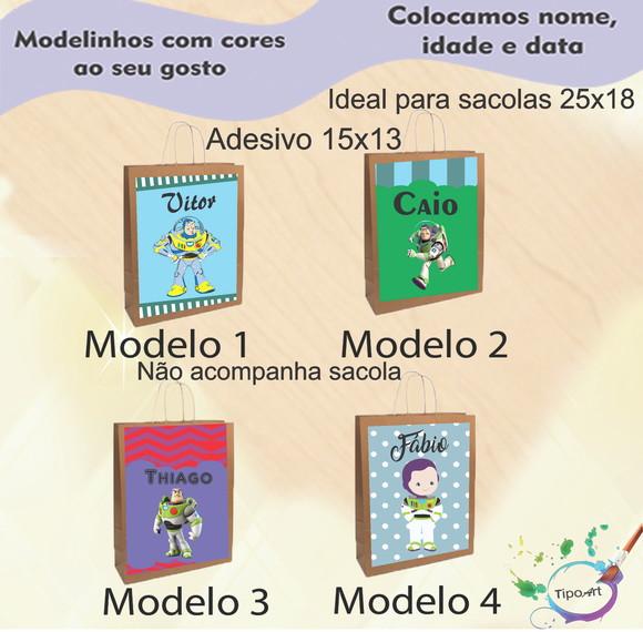 Adesivo para Sacola 15x13 -buzz Lightyear