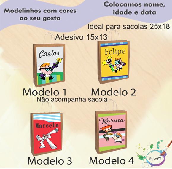 Adesivo para Sacola 15x13 -dexter