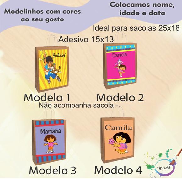 Adesivo para Sacola 15x13 -dora