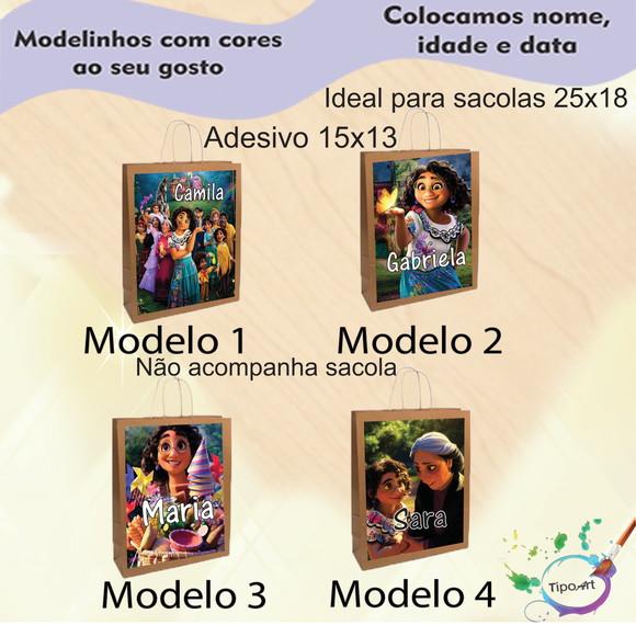 Adesivo para Sacola 15x13 -encanto