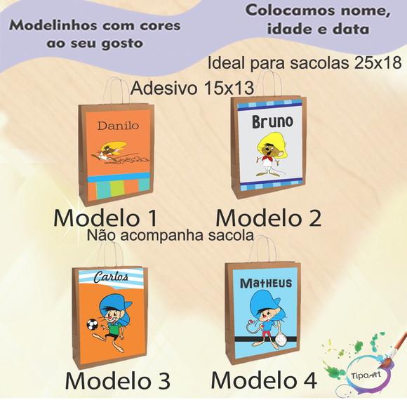 Adesivo para Sacola 15x13 -ligeirinho