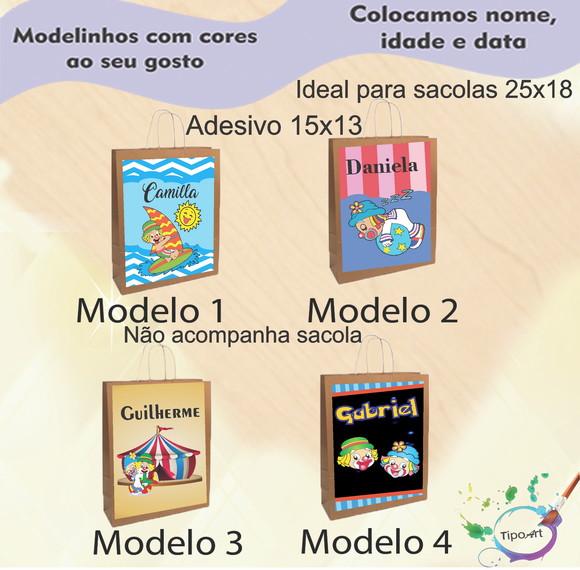 Adesivo para Sacola 15x13 -patatí Patatá