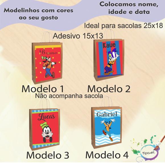 Adesivo para Sacola 15x13 -pateta