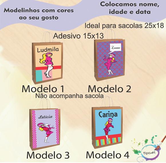 Adesivo para Sacola 15x13 -penelope Charmosa