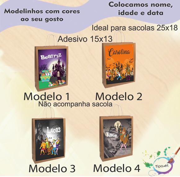 Adesivo para Sacola 15x13 -scooby Doof