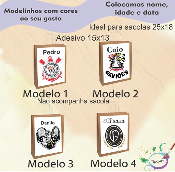 Adesivo para Sacola 15x13 -timão