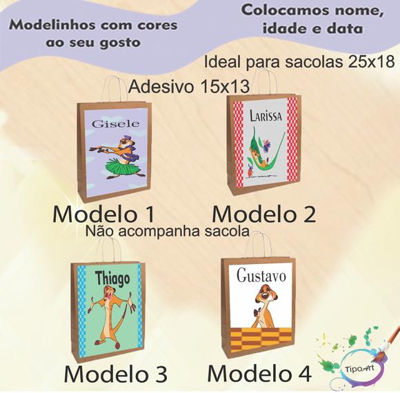 Adesivo para Sacola 15x13 -timão