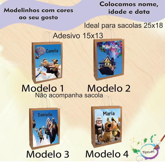 Adesivo para Sacola 15x13 -up Altas Aventuras