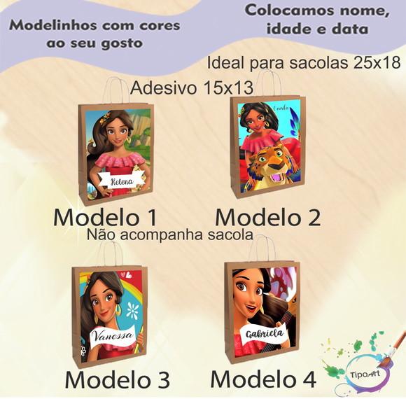 Adesivo para Sacola 15x13-elena de Avalor