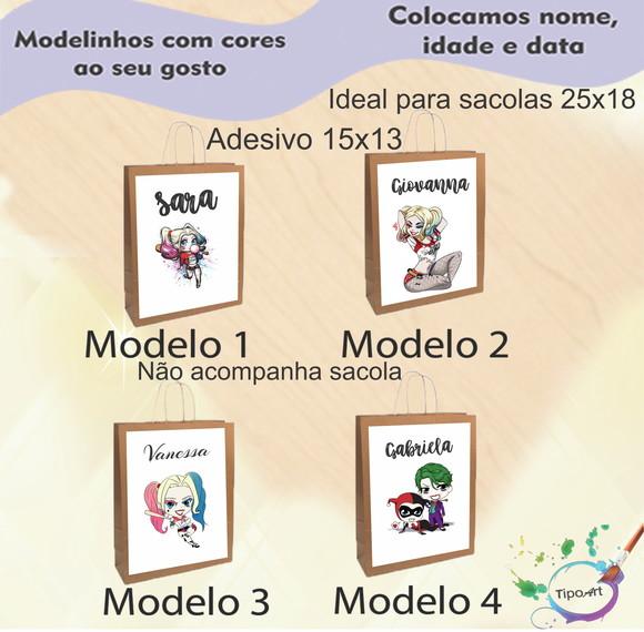 Adesivo para Sacola 15x13-arlequina
