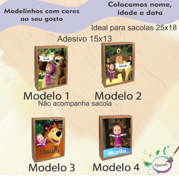 Adesivo para Sacola 15x13-masha