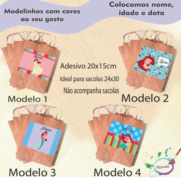 Adesivo para Sacola 20x15 -ariel