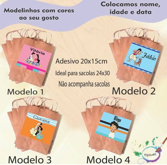 Adesivo para Sacola 20x15 -aladim